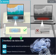 Masa laptop pliabila si reglabila NextWave® – stand multifunctional portabil pentru pat, canapea si birou, 60x40 cm, cu suport pentru tableta si telefon, utilizare ca masa mic dejun, birou de studiu sau suport de scris, design ergonomic si usor de depozit