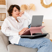 Suport laptop reglabil cu perna NextWave® – 9 unghiuri ajustabile, suport pentru laptop pana la 15