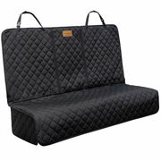 Husa scaune auto pentru transport animale NextWave®️, universala, caini si pisici, taxi, ride sharing, ofera protectie bancheta spate, impermeabila, antialunecare, 123 cm, negru