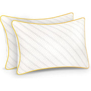 Set 2 perne ortopedice ajustabile NextWave, spuma cu memorie, husa lavabila, 70x50 cm