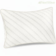 Pernă ajustabilă pentru dormit NextWave Spumă cu memorie mărunțită Confort personalizat cu 2 zone de confort 70x50 cm