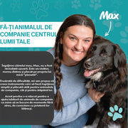 Perie profesionala NextWave® dubla pentru caini si pisici – reduce naparlirea cu pana la 95%, descurcare noduri si subtiere blana, pieptene 2 fete cu 9 si 17 dinti din inox, pentru blana medie si lunga, maner ergonomic antiderapant, ingrijire confortabila