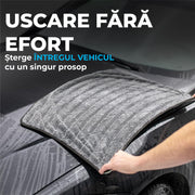 Set 4 prosoape NextWave® din microfibra premium 900GSM pentru uscare auto – ultra absorbante, sigure pentru vopsea, dimensiuni 30, 5x30, 5 cm, 38, 1x61 cm, 50, 8x76, 2 cm si 76, 2x91, 4 cm