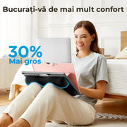 Suport laptop reglabil cu perna NextWave® – 9 unghiuri ajustabile, suport pentru laptop pana la 15 