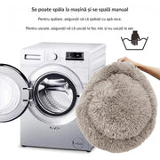 Pat Pentru Caini Sau Pisici NextWave®, pentru animale de companie, Rotund, Antiderapant, Confortabil Si Usor De Curatat, Universal,