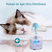 Pompa de apa pentru dispenser apa automat NextWave®, tip fantana pentru caini si pisici, compatibila cu fantanile de inox, silentioasa, cablu USB