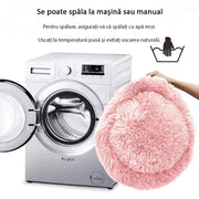 Pat pentru Câini și Pisici NextWave, Rotund, Antiderapant, Roz, 50cm