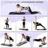 Placa Pilates multifunctionala 6-in-1 NextWave®, antrenament corporal complet si sculptare abdomene, functie rebound, afisaj inteligent cu cronometru si numaratoare, din polipropilena PP, pliabila si portabila, pentru fitness acasa, Negru