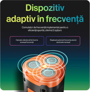 Dispozitiv antilatrat pentru caini, aparat cu ultrasunete si lanterna, 3 emitatoare sonice cu raza ultra-lung, descurajeaza latratul, potrivit pentru toate taliile, reincarcabil, alternativa la zgarda anti-latrat cu socuri, portocaliu