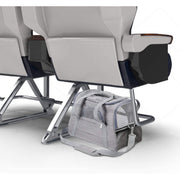 Geanta pentru transport animale mici NextWave®, pisica, caine, iepure, din panza, 44x28x25, baza rezistenta cu covoras, gri
