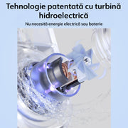 Filtru de apa pentru robinet NextWave®, cu display LED si cartus din carbon activ, reduce clorul, plumbul si metalele grele, imbunatateste gustul apei, instalare rapida, compatibil cu robineti standard 19, 5–23, 5 mm, Gri Mat