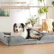 Pat Ortopedic Canapea NextWave, Pentru Câini de Talie Mare, Respirable și Impermeabil