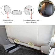 Husa scaun auto universala NextWave®️, ofera protectie scaun fata, universala, masina personala, taxi, ride sharing, antialunecare, material respirabil, pentru toate sezoanele, Piele PU, negru