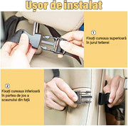 Set 2 organizatoare spatar scaun auto NextWave®️, protectie universala, buzunare multiple + buzunar mare pentru tableta, rezistente, ideale pentru parinti cu copil, culoare neagra