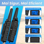 Zgarda Electrica pentru Dresaj Caini, 7 moduri de Dresaj, 99 Nivele de Vibratii, Reincarcabila, Ghid Dresaj, Raza Actiune 800m, Rezistenta la Apa si Praf, Electrozi Cauciucati, Protectie Piele, Power Saving, Pretabil Vanatoare, Circumferinta pana la 66 c