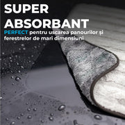 Set 4 prosoape NextWave® din microfibra premium 900GSM pentru uscare auto – ultra absorbante, sigure pentru vopsea, dimensiuni 30, 5x30, 5 cm, 38, 1x61 cm, 50, 8x76, 2 cm si 76, 2x91, 4 cm