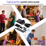 Placa Pilates multifunctionala 6-in-1 NextWave®, antrenament corporal complet si sculptare abdomene, functie rebound, afisaj inteligent cu cronometru si numaratoare, din polipropilena PP, pliabila si portabila, pentru fitness acasa, Negru
