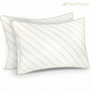 Set 2 perne pentru dormit NextWave Spumă cu memorie ajustabilă Confort personalizat pentru somn odihnitor 70x50 cm