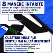 Saltea pentru pozitionare si transfer NextWave® in pat, cu manere ranforsate pentru ridicare, intoarcere si repozitionare, material 100% nailon cu doua fete, reutilizabil si lavabil, pentru ingrijire la domiciliu, 122 x 102 cm, albastru