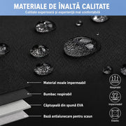 Set huse auto NextWave® pentru scaune fata, 4 piese, neopren impermeabil cu strat EVA de 5 mm, compatibile cu airbag lateral si tetiere detasabile, protectie impotriva petelor, umezelii si uzurii, montare rapida, potrivire universala, gri