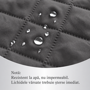 Husa canapea NextWave®, reversibila si matlasata, protectie rezistenta la apa pentru spatar, sezut si cotiere, impotriva petelor, parului de animale si uzurii, potrivita pentru copii si animale de companie, gri