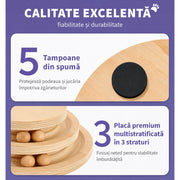Stalp de zgariat pentru pisici NextWave®, cu sisal natural, baza interactiva stabila din placa pe baza de lemn, 4 mingi mobile si jucarie suspendata, pentru joaca si ingrijirea ghearelor, potrivit pentru pui si pisici mici, 38 x 25 x 45 cm, bej