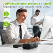 Organizator medicamente NextWave®, cutie saptamanala cu 7 recipiente detasabile si 14 compartimente AM/PM, deschidere la 180°, protectie pentru intimitate, capacitate mare pentru pastile, vitamine si suplimente, portabil