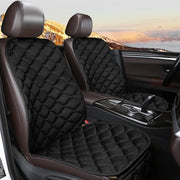Husa scaun auto fata NextWave®️, universala, masina personala, taxi, ride sharing, potriveste autoturisme si SUV, baza antiderapanta, buzunar frontal pentru depozitare, compatibila cu airbag lateral, material catifea moale, Negru
