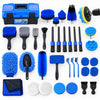 Set detailing auto NextWave, Cutie Inclusa, 36 piese, kit curatare auto interior exterior, perii bormasina, jante, anvelope, bord, tapiterie, grile, lavete microfibra, accesoriu parbriz, manusa spalare, detailing profesional, perii detailing si curatare