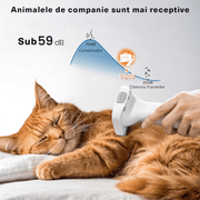 Masina De Tuns Animale, Caini, Pisici NextWave®, Aspirator 7 in 1 pentru toaletarea animalelor de companie si materiale textile, 6 marimi pentru tuns, Usor de Utilizat, Zgomot Redus