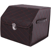 Organizator portbagaj auto Premium NextWave®️, Multifunctional, Pliabil, Rezistent, Manere Laterale, Prindere cu catarame, 1 compartiment mare, 38x31x30 cm