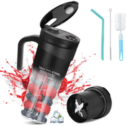 Blender electric portabilMini Blender Electric NextWave™, Portabil, Multifunctional, Auto-curatare, Autonomie Mare, Baterie reincarcabila 4000mAh, Smoothie, legume si fructe, Milk shake, Fresh, 470 ml, 6 Lame 3D