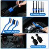 Set detailing auto NextWave, Cutie Inclusa, 36 piese, kit curatare auto interior exterior, perii bormasina, jante, anvelope, bord, tapiterie, grile, lavete microfibra, accesoriu parbriz, manusa spalare, detailing profesional, perii detailing si curatare