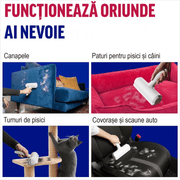 Perie pentru curatarea parului NextWave® de pisici, caini sau alte animale de companie, reutilizabila, Alb