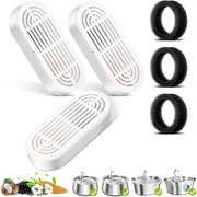 Set 12 filtre de rezerva pentru dispenser de apa tip adapator fantana pentru pisici si caini NextWave®️, purificare, elimina eficient impuritatile si firele de par, carbon activ, 6 filtre de bumbac si 6 bureti prefiltranti