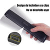 Set tacamuri portabile de calatorie NextWave® cu caseta de transport ranforsata si inchidere cu clema, 4 piese compacte din otel inoxidabil, rezistente la rugina, lavabile in masina de spalat vase, pentru camping, birou si scoala, negru