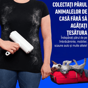 Perie pentru curatarea parului NextWave® de pisici, caini sau alte animale de companie, reutilizabila, Alb