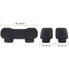 Set 2 Huse scaun auto fata universala si 1 husa bancheta NextWave®️, ofera protectie pentru sezut scaune fata si bancheta, design elegant cu buzunar pentru depozitare, anti-alunecare, material respirabil, pentru toate sezoanele, piele PU, negru