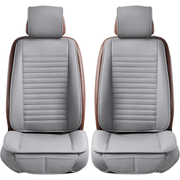 Set de 2 huse NextWave®️ pentru scaune auto, ofera protectie scaunelor din fata, universala, masina personala, taxi, ride sharing, antialunecare, material respirabil, pentru toate sezoanele, buzunare de depozitare