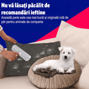 Perie pentru curatarea parului NextWave® de pisici, caini sau alte animale de companie, reutilizabila, Alb