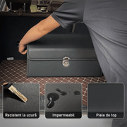 Organizator portbagaj auto Premium NextWave®️, Multifunctional, Pliabil, Rezistent, Manere Laterale, Prindere cu catarame, 2 compartimente mari, 53x31x30 cm