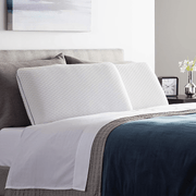 Perna ortopedica NextWave, Spuma cu Memorie, Husa detasabila cu 2 zone termice, 40x60cm, ergonomica pentru Gat si Suport Cervical, Ideala pentru dormitul lateral, spate sau stomac, foarte moale