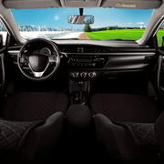 Husa scaun auto universala NextWave®️, ofera protectie scaun fata, universala, masina personala, taxi, ride sharing, antialunecare, material respirabil, pentru toate sezoanele
