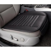 Set 2 Huse scaun auto fata universala si 1 husa bancheta NextWave®️, ofera protectie pentru sezut scaune fata si bancheta, design elegant cu buzunar pentru depozitare, anti-alunecare, material respirabil, pentru toate sezoanele, piele PU, negru