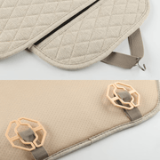 Husa scaun auto universala NextWave®️, ofera protectie pentru sezut scaun fata, design elegant cu buzunar pentru depozitare, anti-alunecare, material respirabil, pentru toate sezoanele, 50x 50 cm