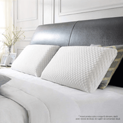 Perna ortopedica pentru dormit NextWave®️, Spuma cu Memorie cu gel ventilata, 2 zone termice, Ergonomica pentru Gat si Suport Cervical, Husa detasabila lavabila, Ideala pentru dormitul lateral, spate sau stomac