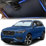 Parasolar auto NextWave® pentru parbriz, material reflectorizant 280T, protectie UV pana la 99%, design pliabil cu cadru flexibil din otel cu memorie, reduce acumularea caldurii si protejeaza interiorul, husa de depozitare inclusa, negru
