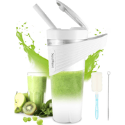 Mini Blender Electric NextWave™, Portabil, Multifunctional, Auto-curatare, Autonomie Mare, Baterie reincarcabila 4000mAh, 460 ml