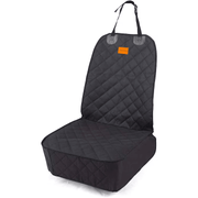 Husa scaun auto protectie si transport animale NextWave®️, caini si pisici ofera protectie scaun fata, universala, taxi, ride sharing, impermeabila, antialunecare, 56cm, neagra